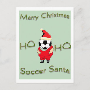 soccersanta postcard