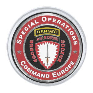 SOCEUR  SILVER FINISH LAPEL PIN