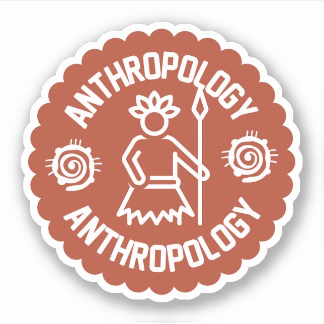 Social Anthropology , Anthropology Student   Sticker (Front)