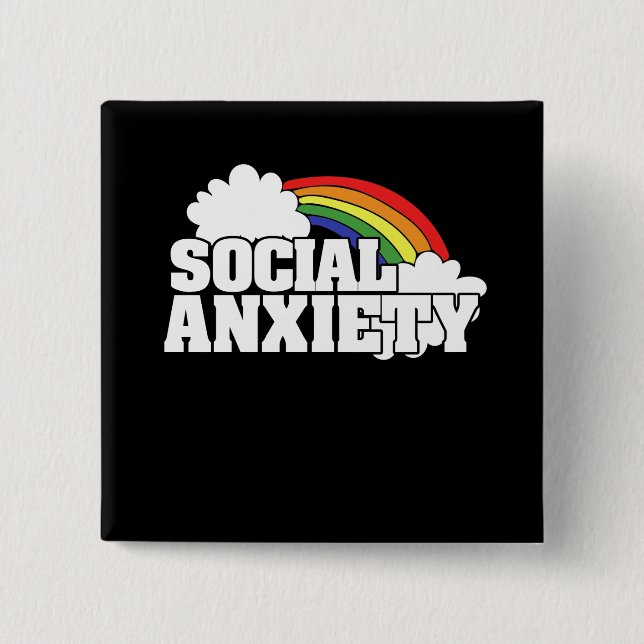 Social Anxiety Button (Front)