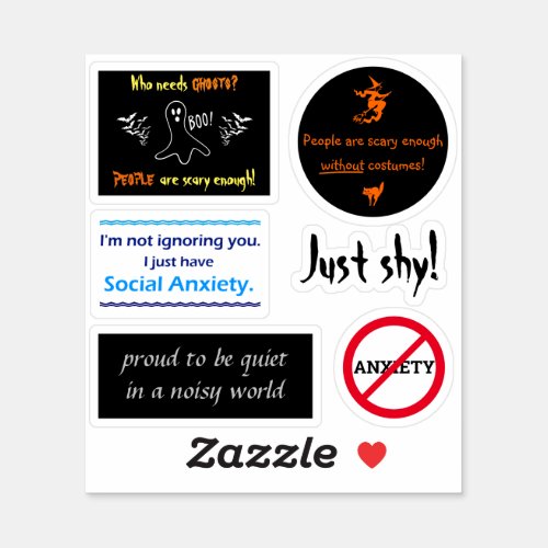 Social Anxiety set 2 Sticker