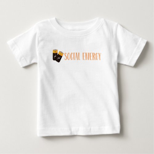 Social Battery Social Energy Introvert  Baby T_Shirt