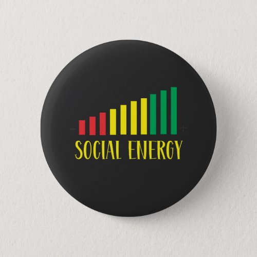 Social Battery Social Energy Introvert  Button