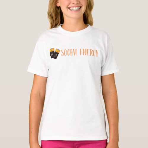 Social Battery Social Energy Introvert  T_Shirt