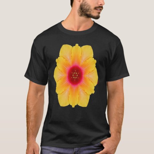 Social Butterfly Hibiscus by Bonnie Vent T_Shirt