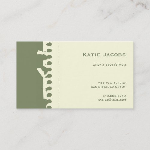 Social Calling Cards Business Card