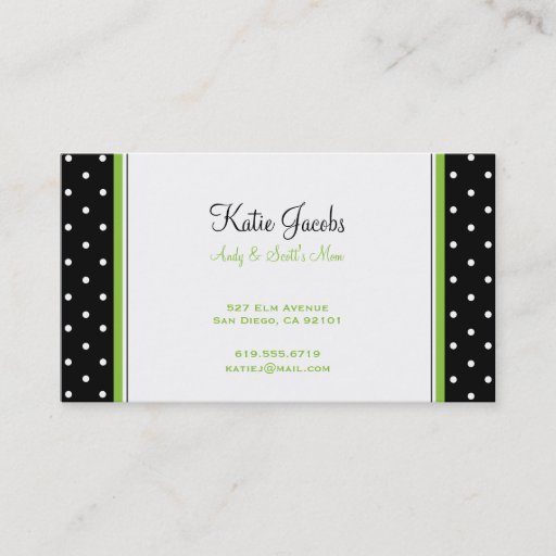 Customizable Social Calling Cards Business Cards