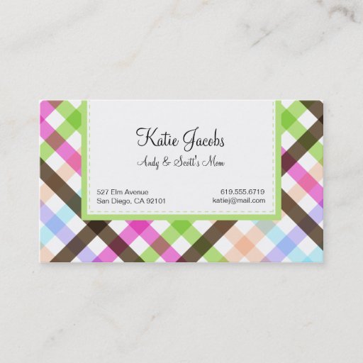 Customizable Social Calling Cards Business Card Templates