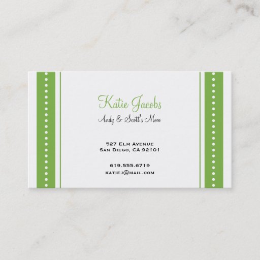 Customizable Social Calling Cards Business Card Templates