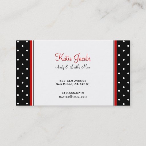 Customizable Social Calling Cards Business Card Templates