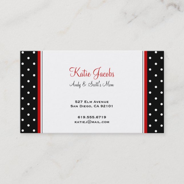 Social Calling Cards (Front)