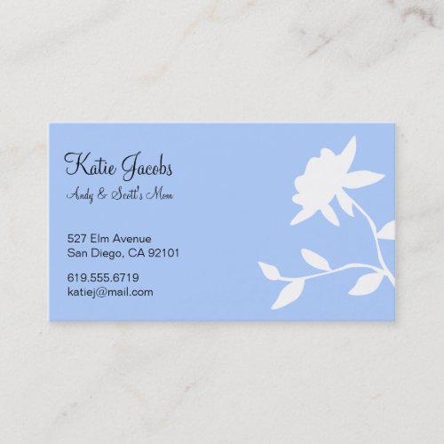 Social Calling Cards Business Card Template