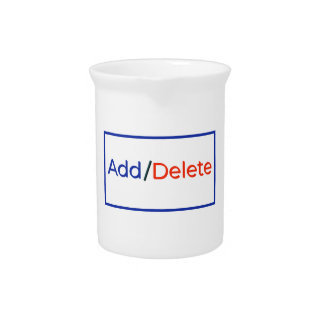 Social cyber typography funny cute design T-Shirt Beverage Pitcher