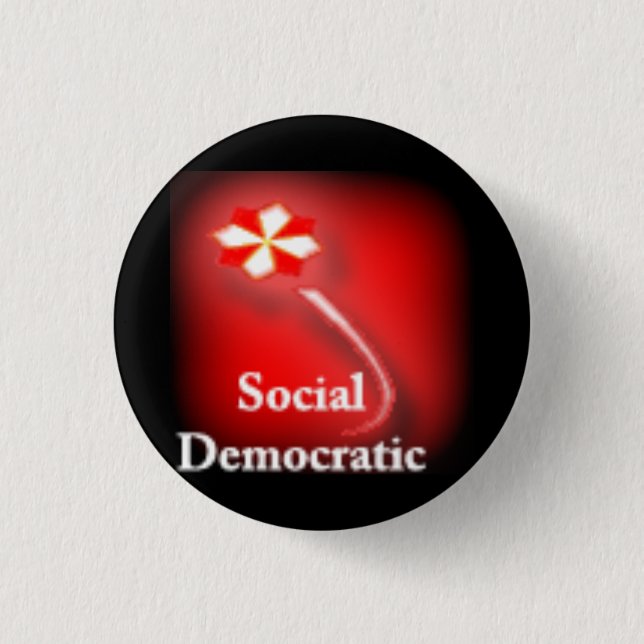 Social Democratic Party Logo Button (Front)