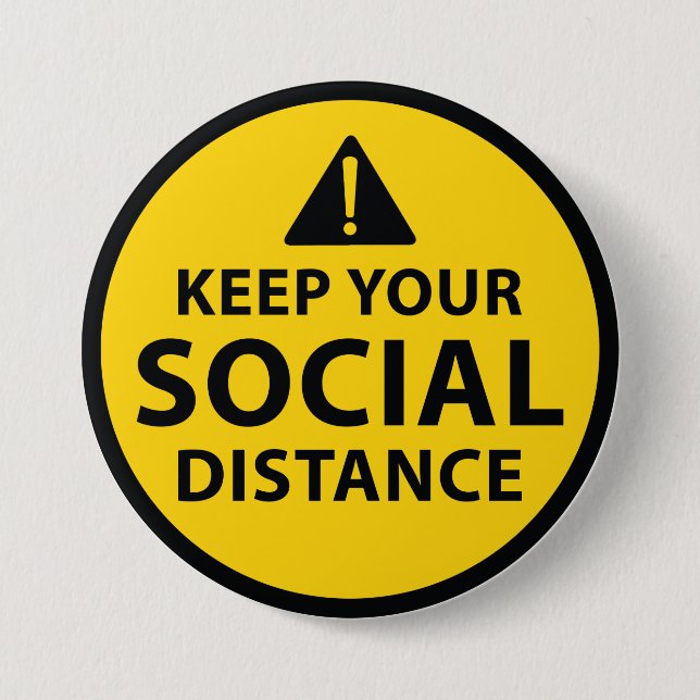 Social Distance Button (Front)