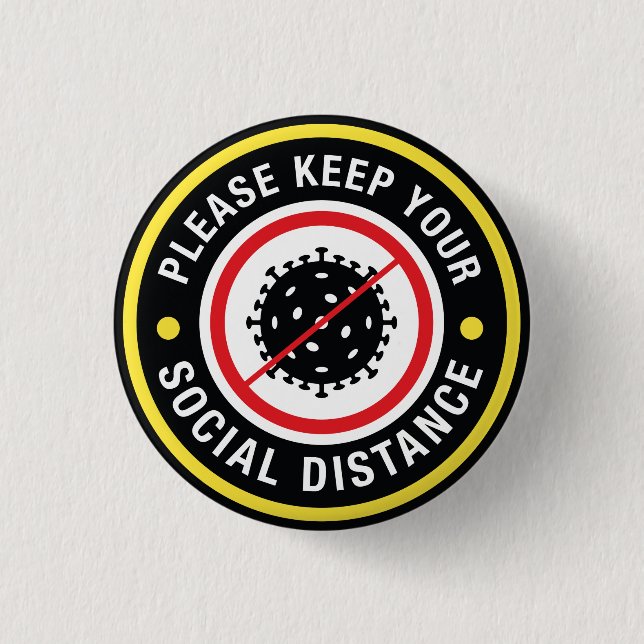 Social Distance Button (Front)