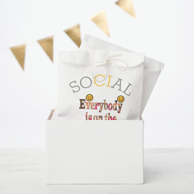 Social Distance Latest COVID19 Inspirational ideas Favor Bag (Party)