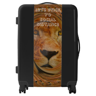 Social Distance Safe Travel destination Luggage