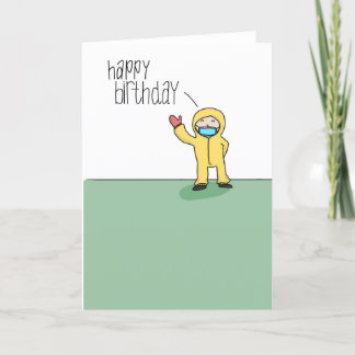 Social distancing Birthday card