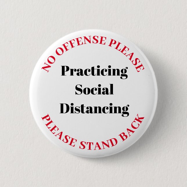Social Distancing Button (Front)