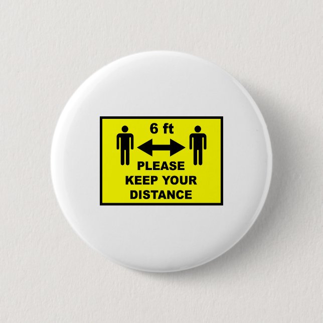 Social Distancing Button (Front)