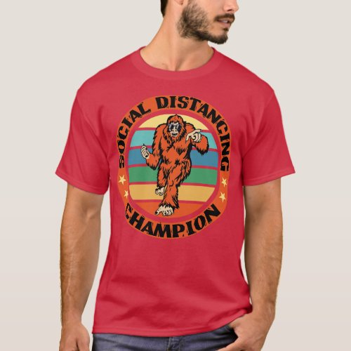 social distancing champion 3 T_Shirt