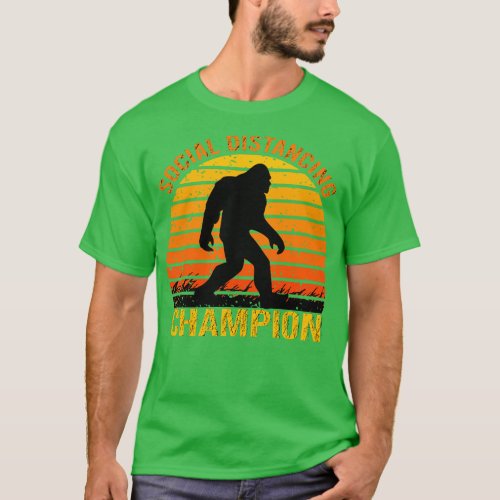 Social Distancing Champion T_Shirt