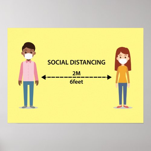 Social Distancing  Coronavirus Covid_19 Poster