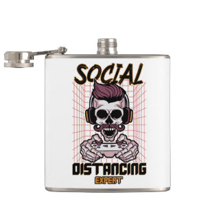 Social distancing expert gaming design flask
