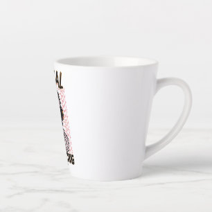Social distancing expert gaming design latte mug