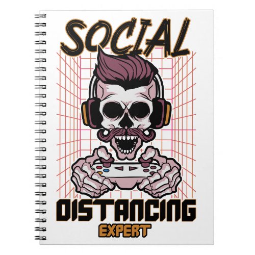Social distancing expert gaming design notebook