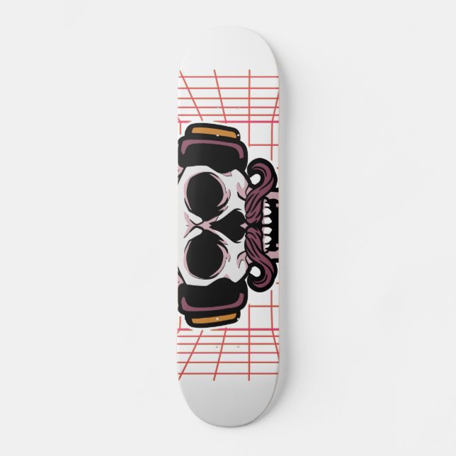 Social distancing expert gaming design skateboard (Front)