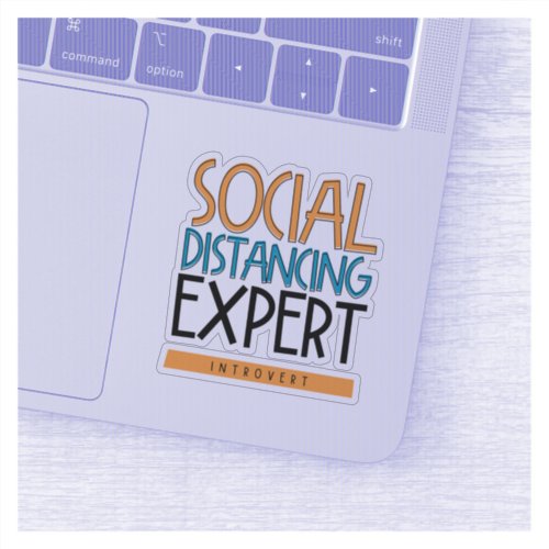 Social Distancing Expert Introvert Sticker