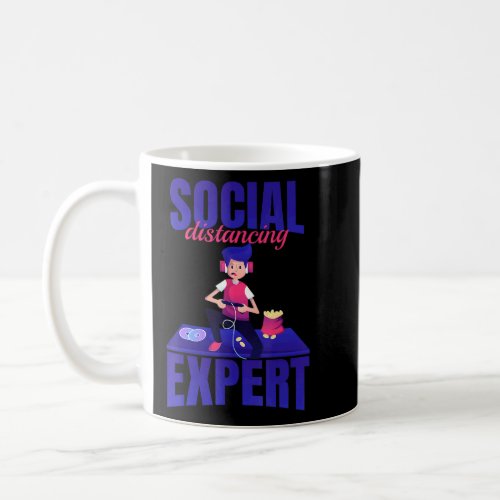Social Distancing Expert _ Pc Gaming Video Control Coffee Mug