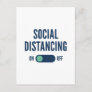 Social Distancing On Postcard