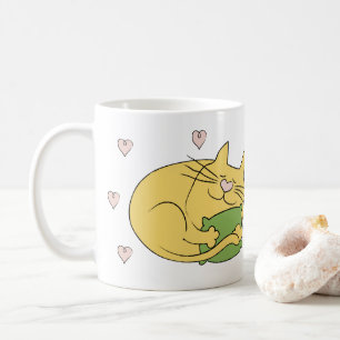 Social Distancing PurrFerred By Cats Coffee Mug