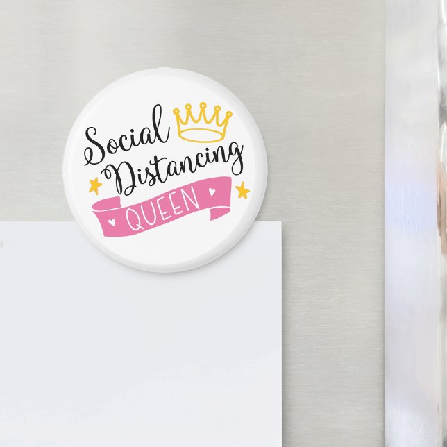 Social Distancing Queen Magnet (Creator Uploaded)