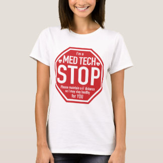 Social Distancing Safety Shirt for a Med Tech