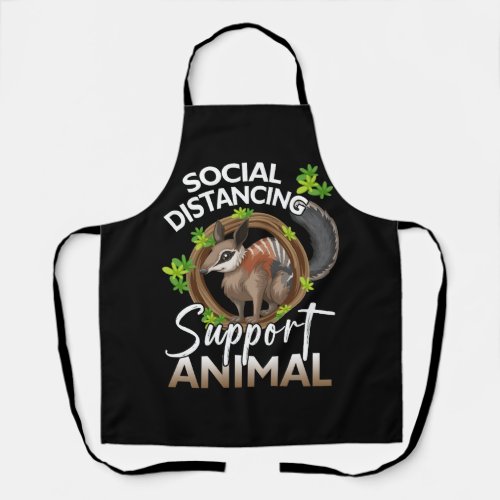 Social Distancing Skunk Wildlife Lover Zookeeper Z Apron