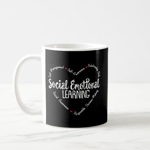 Social Emotional Learning Heart Counselor Teacher  Coffee Mug