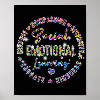 Social Emotional Learning Heart Counselor Teacher Poster