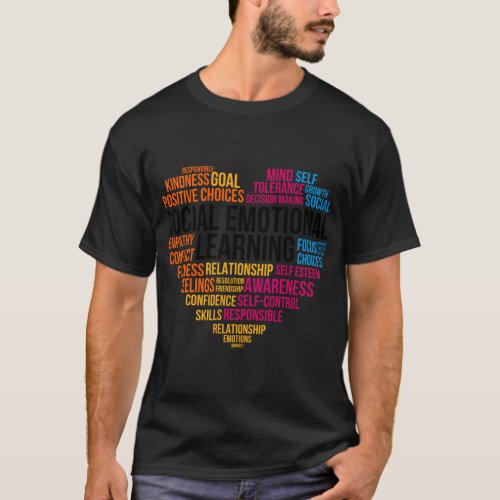 Social Emotional Learning Team Counselor Sel Day T_Shirt