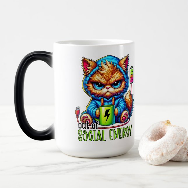 Social Energy Color Morph Mug (With Donut)
