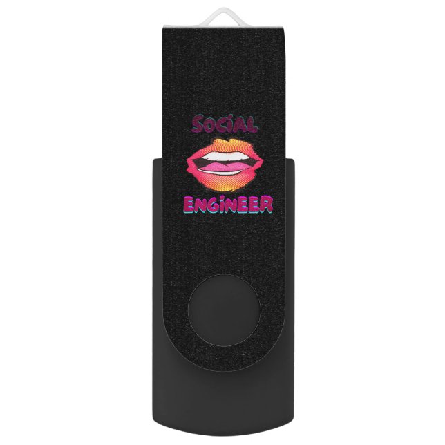 Social Engineer Flash Drive (Front Vertical)