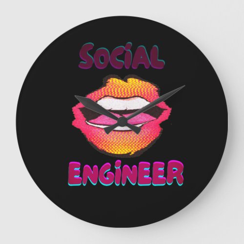 Social Engineer Large Clock