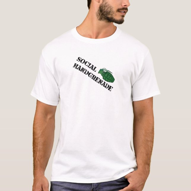 Social Handgrenade T-Shirt (Front)