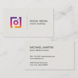 Social Icon   Social Media Marketing Business Card