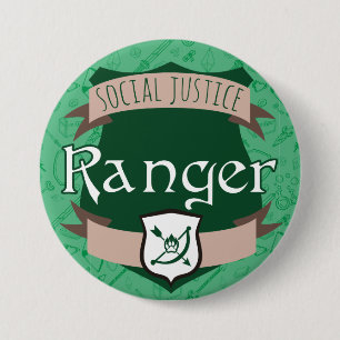 Social Justice Class Button: Ranger Button