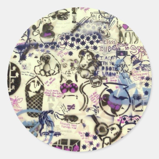 Social Justice Classic Round Sticker (Front)