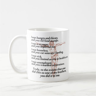 Social Justice Crucifix Coffee Mug
